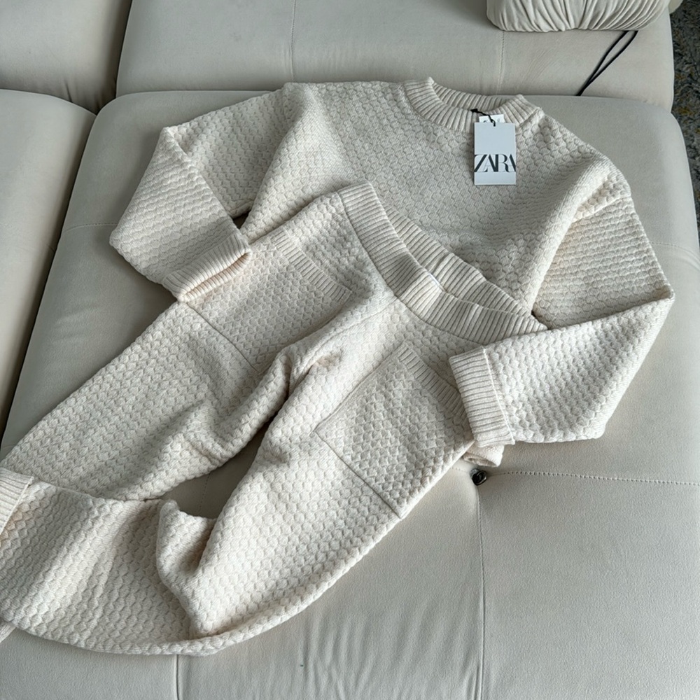Zara Big Girl Set Sweater&Pants Size 13-14 (164 cm)